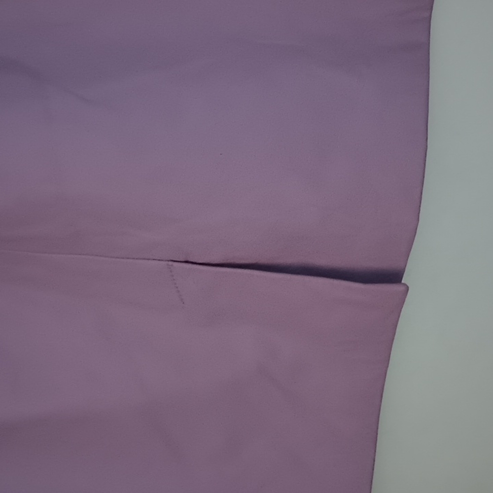 Like new genuine leather lilac skirt - Picture 4 of 6
